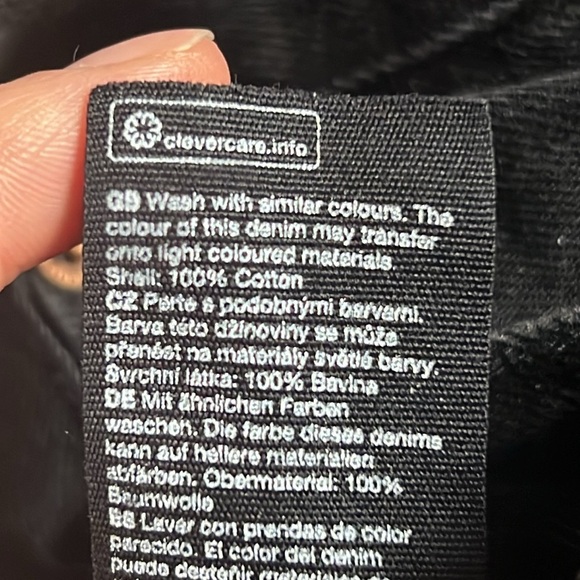 & Other Stories High Rise Straight Leg Jeans Black Size 29 - Picture 9 of 9